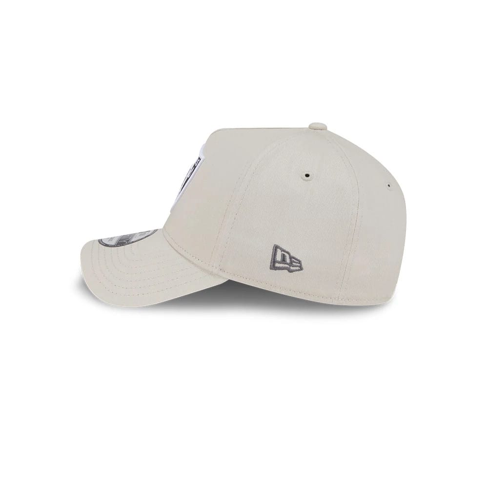 Pictured is this NFL Concrete Las Vegas Raiders 9FORTY A-Frame cap in Stone. 5