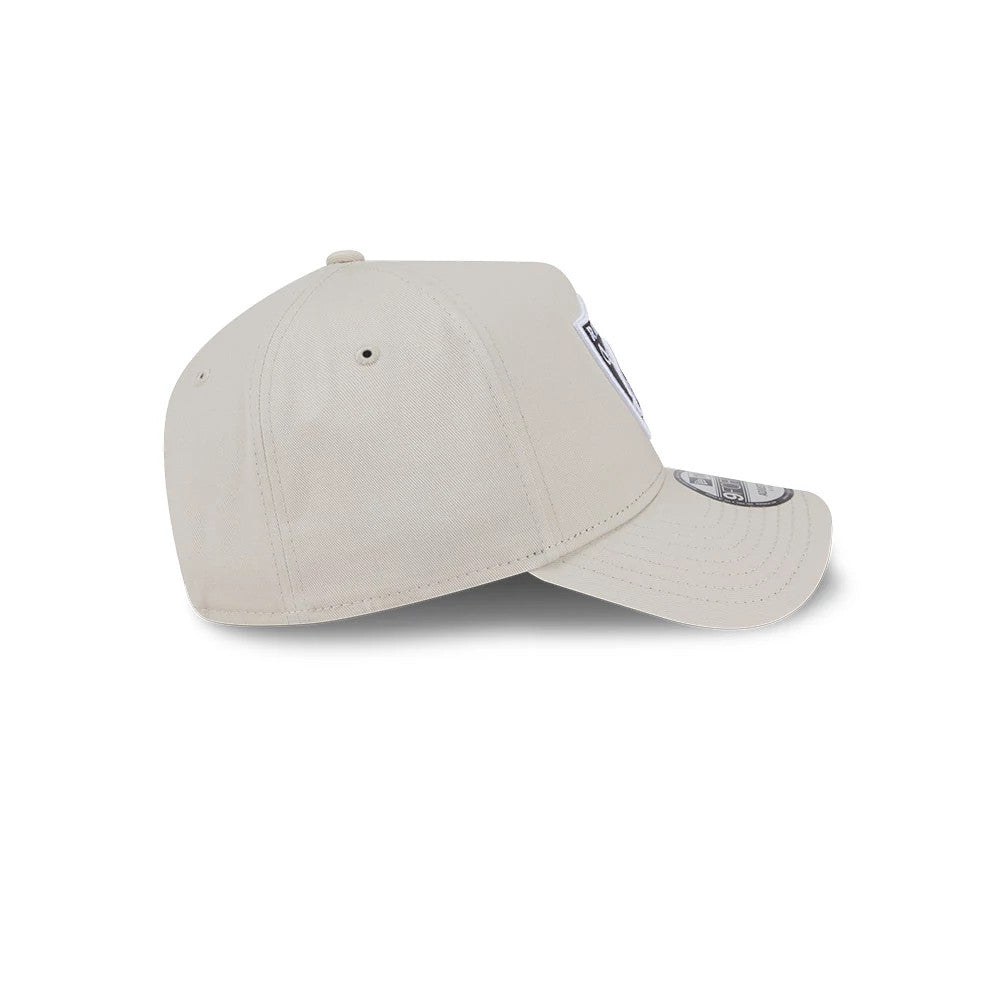 Pictured is this NFL Concrete Las Vegas Raiders 9FORTY A-Frame cap in Stone. 6