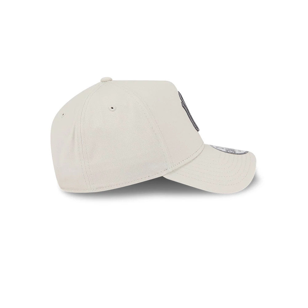 Pictured is this MLB Concrete New York Yankees 9FORTY A-Frame cap in Stone. 6