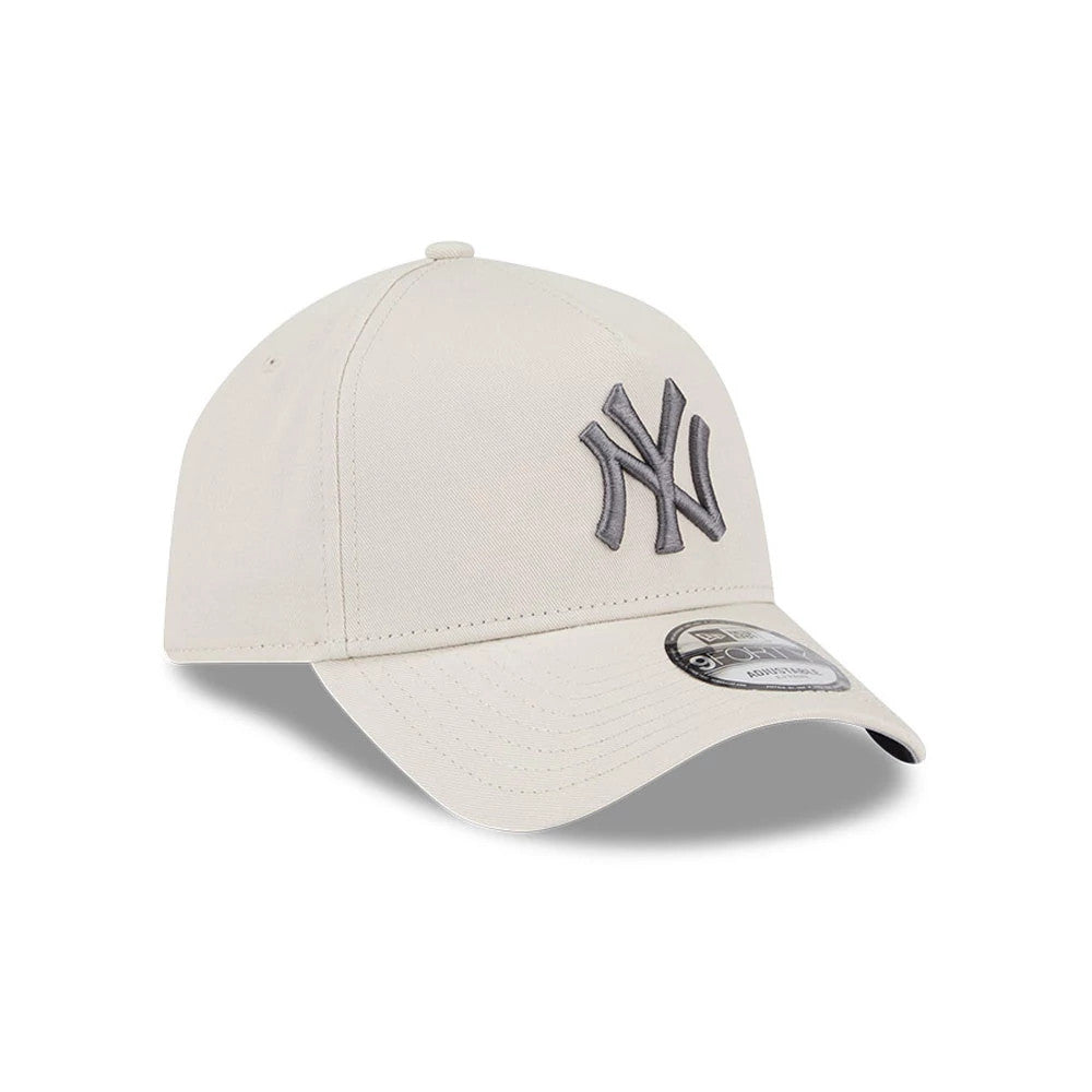 Pictured is this MLB Concrete New York Yankees 9FORTY A-Frame cap in Stone. 4