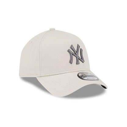 Pictured is this MLB Concrete New York Yankees 9FORTY A-Frame cap in Stone. 4