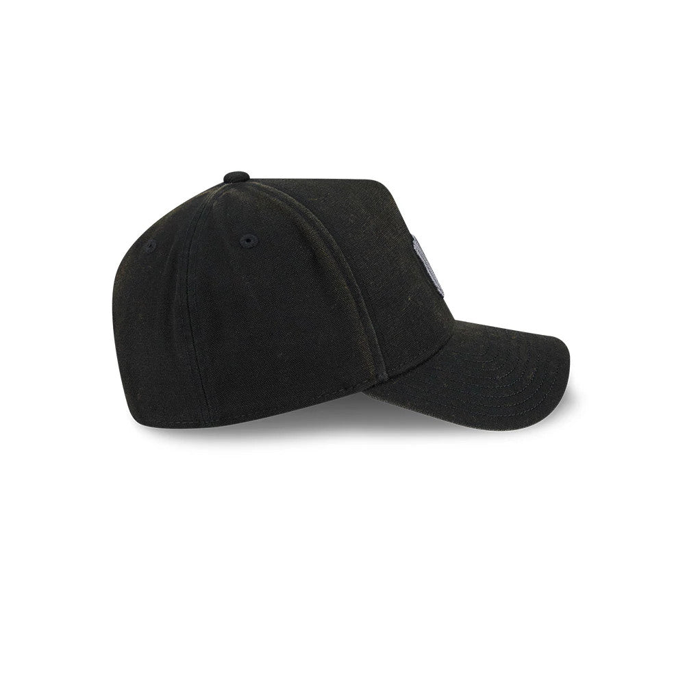 Pictured is this MLB Star Visor New York Yankees 9FORTY A-Frame cap in black. 5