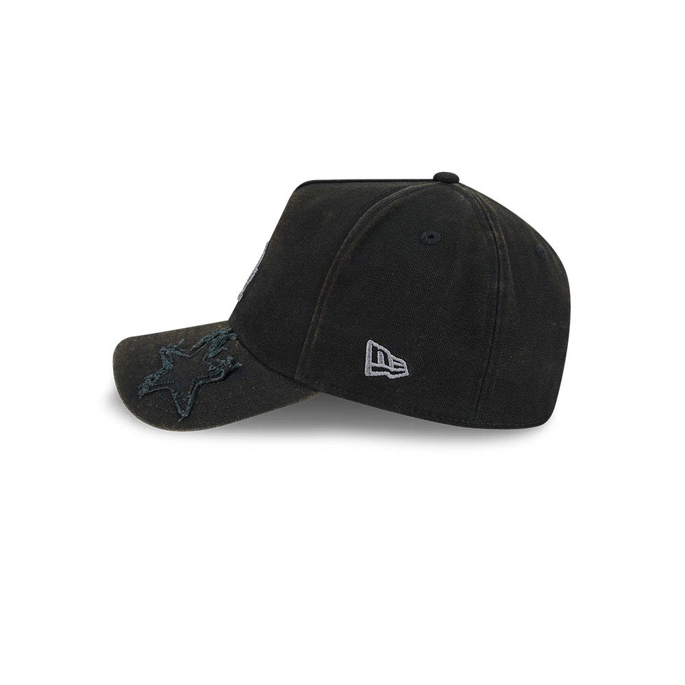 Pictured is this MLB Star Visor LA Dodgers 9FORTY A-Frame cap in black. 4