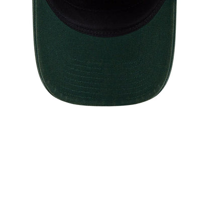 Pictured is this MLB Washed Canvas New York Yankees 9FORTY A-Frame cap in dark green. 7