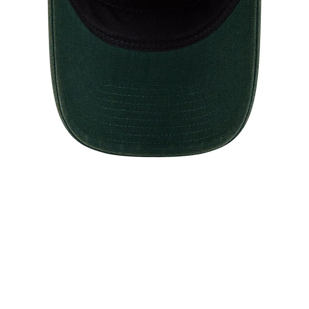 Pictured is this MLB Washed Canvas LA Dodgers 9FORTY A-Frame cap in dark green. 7
