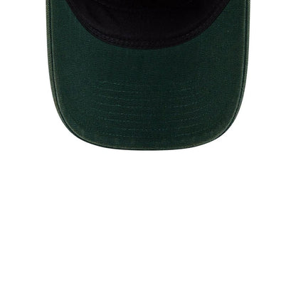 Pictured is this MLB Washed Canvas LA Dodgers 9FORTY A-Frame cap in dark green. 7