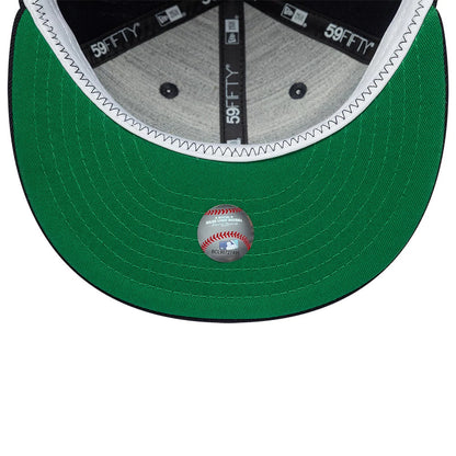 Pictured is this MLB Cooperstown New York Highlanders 59FIFTY Fitted cap in navy. 2