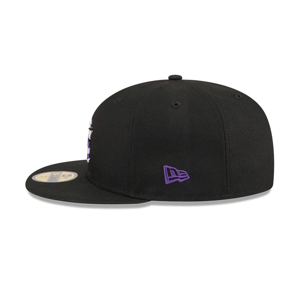 Pictured is this MLB Camo Infill New York Yankees 59FIFTY Fitted cap in black. 6
