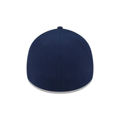 Pictured is this MLB Faded Oceanside New York Yankees 39THIRTY Stretch Fit cap in dark blue. 7