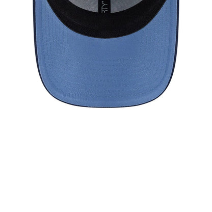 Pictured is this MLB Faded Oceanside New York Yankees 39THIRTY Stretch Fit cap in dark blue. 2