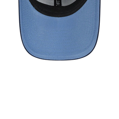 Pictured is this MLB Faded Oceanside Boston Red Sox 39THIRTY Stretch Fit cap in dark blue. 2