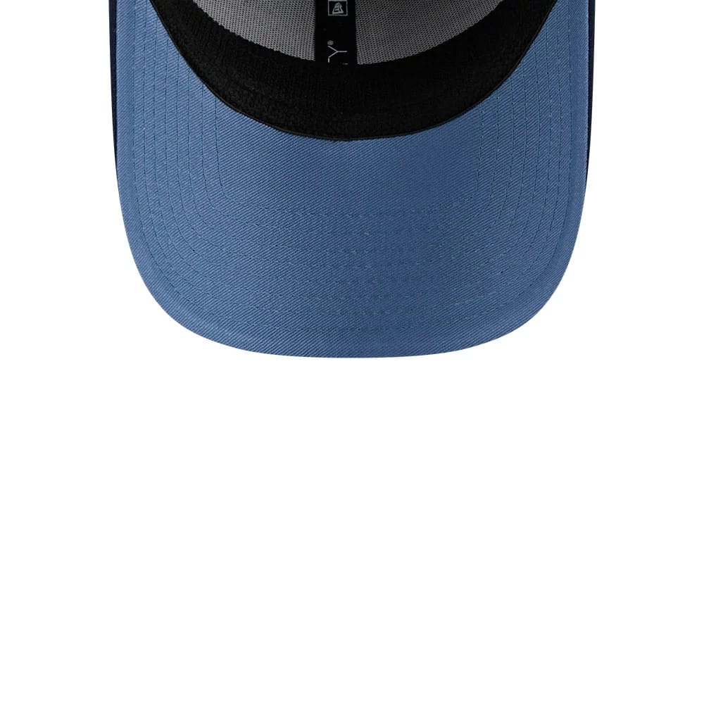 Pictured is this MLB Faded Oceanside LA Dodgers 39THIRTY Stretch Fit cap in dark blue. 2