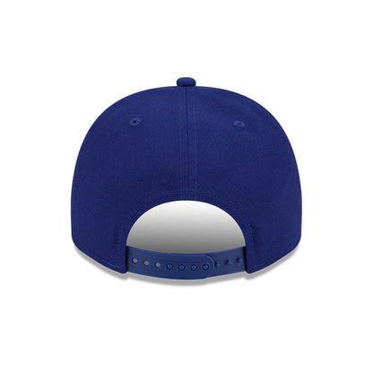 Pictured is this MLB Cooperstown Pennant Script LA Dodgers 9FIFTY A-Frame Snapback cap in dark blue. 7
