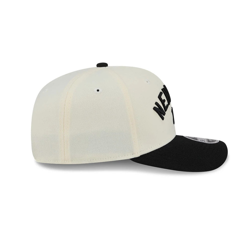 Pictured is this MLB 2 Tone New York Yankees 9SEVENTY Stretch Snap cap in cream & black. 6