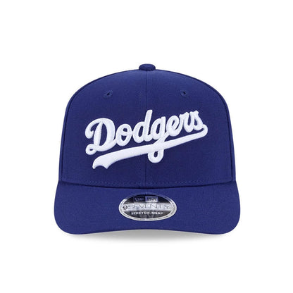 Pictured is this MLB LA Dodgers 9SEVENTY Stretch Snap cap in dark blue. 3