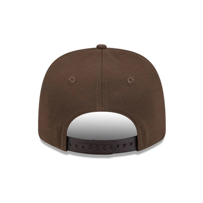 Pictured is this MLB San Diego Padres 9SEVENTY Stretch Snap cap in dark brown. 7