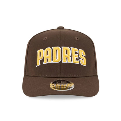 Pictured is this MLB San Diego Padres 9SEVENTY Stretch Snap cap in dark brown. 6