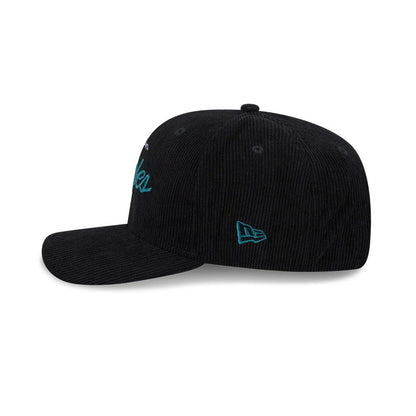 Pictured is this NFL Cord Script Philadelphia Eagles 9SEVENTY Stretch Snap cap in black. 5