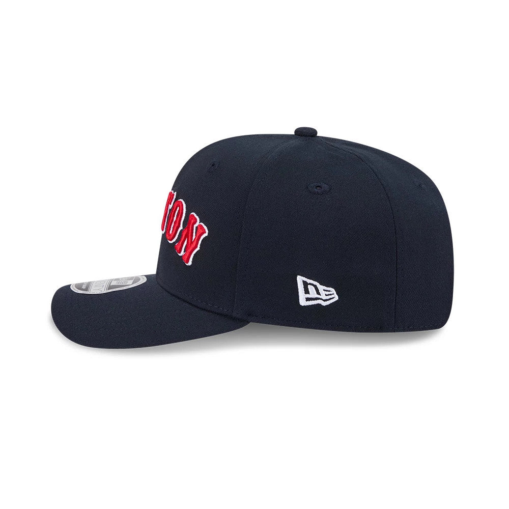 Pictured is this MLB Boston Red Sox 9SEVENTY Stretch Snap cap in navy. 5