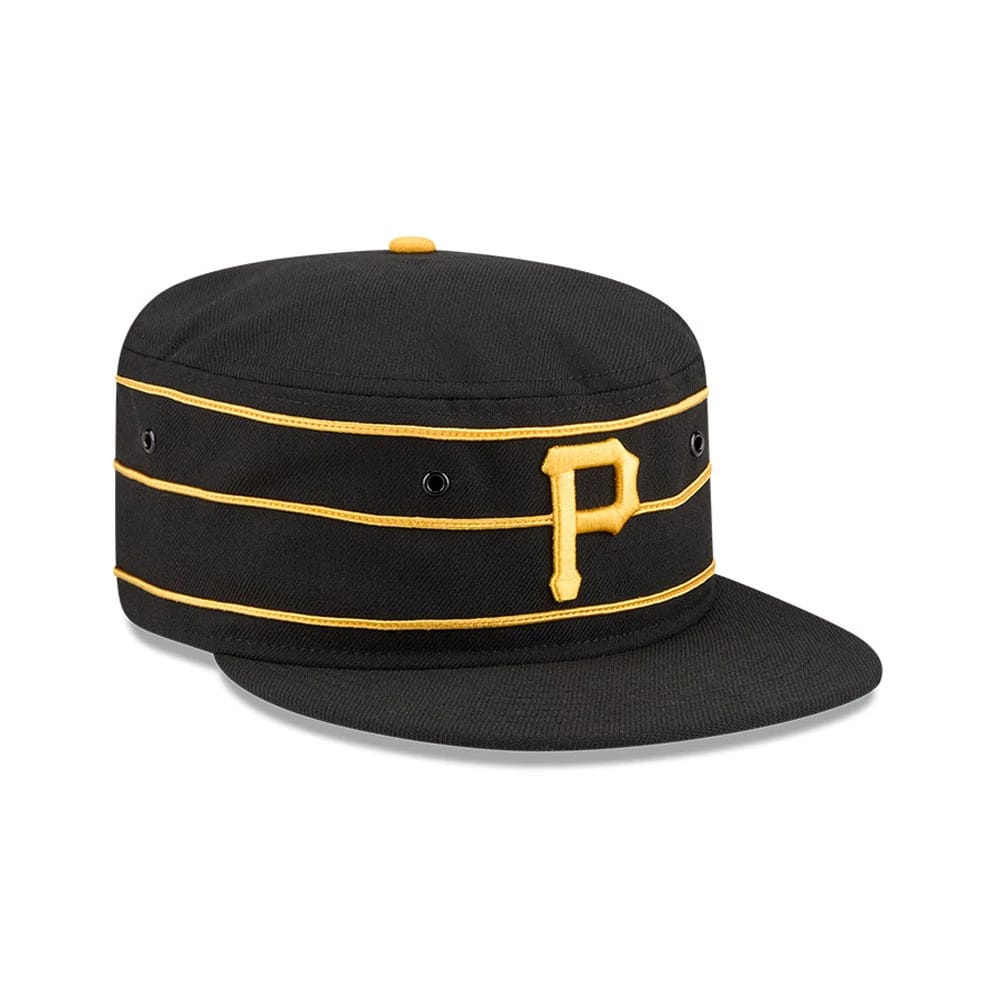 Pictured is this MLB Cooperstown Pittsburgh Pirates Pillbox Adjustable cap in black. 4