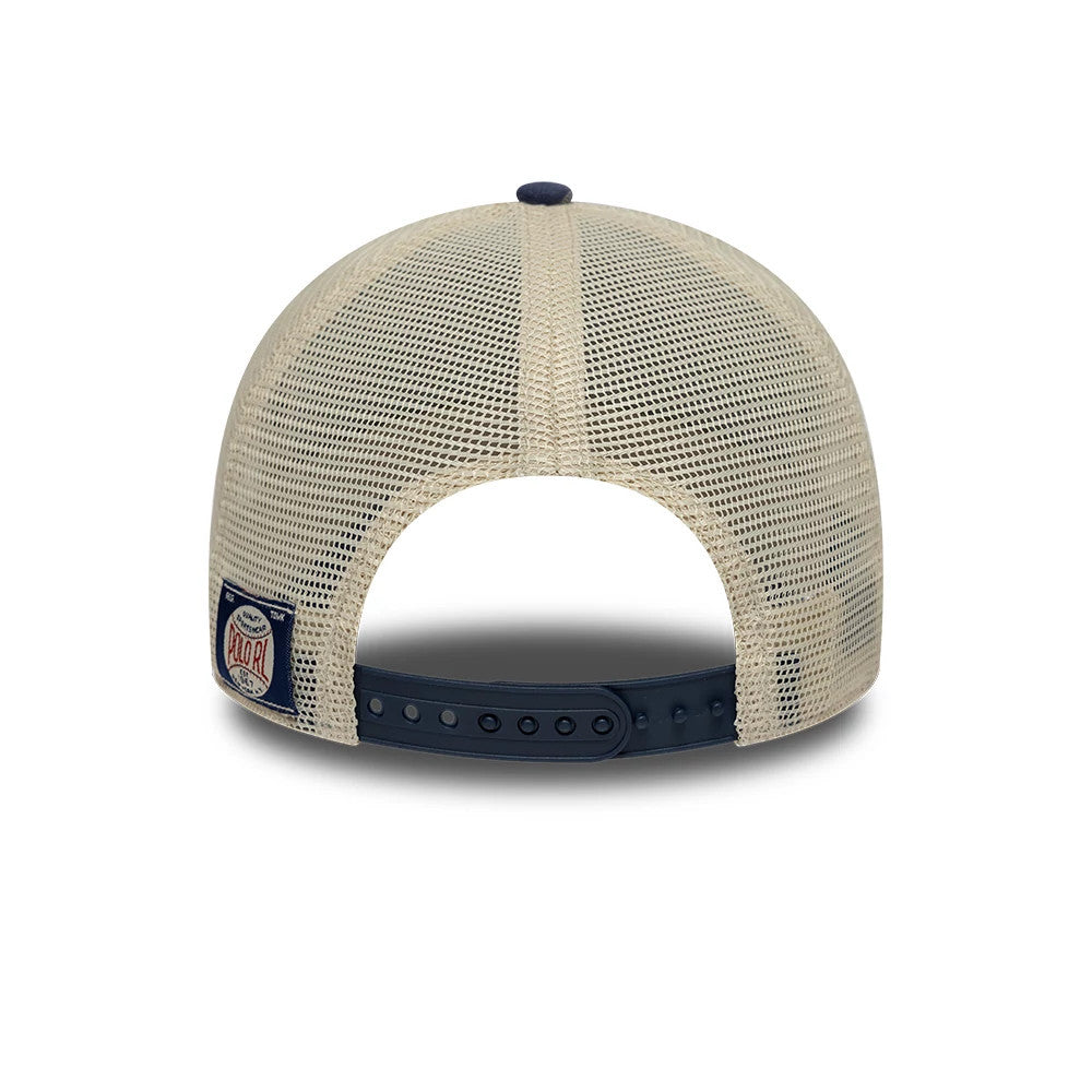 Pictured is this Ralph Lauren X MLB New York Yankees 9FORTY A-Frame cap in blue. 4