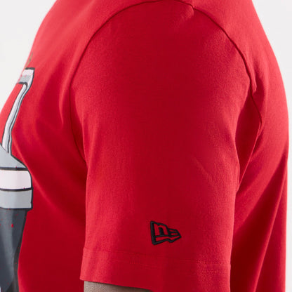The model is wearing this NFL Training 2026 Kansas City Chiefs T-Shirt in red. 5