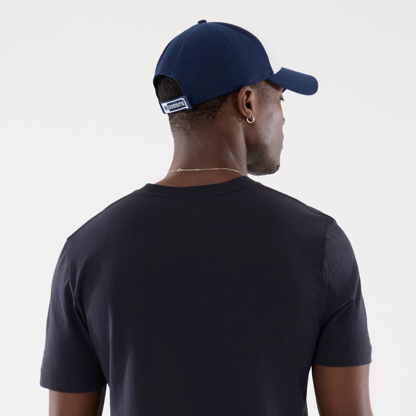 The model is wearing this NFL Training 2026 Dallas Cowboys T-Shirt in navy. 7