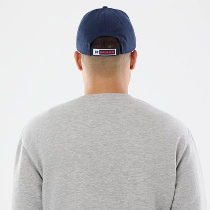 The model is wearing this NFL Training 2026 Chicago Bears Crew Neck Sweater in grey. 7