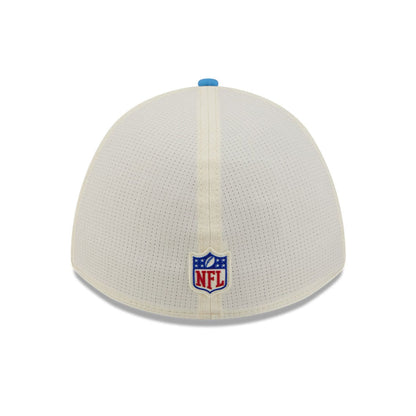 Pictured is this NFL Training 2026 Los Angeles Chargers 39THIRTY M-Crown Stretch Fit cap in white. 6