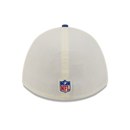 Pictured is this NFL Training 2026 Indianapolis Colts 39THIRTY M-Crown Stretch Fit cap in white. 6
