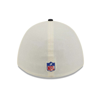 Pictured is this NFL Training 2026 Houston Texans 39THIRTY M-Crown Stretch Fit cap in white. 4