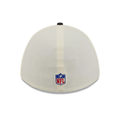 Pictured is this NFL Training 2026 Houston Texans 39THIRTY M-Crown Stretch Fit cap in white. 4