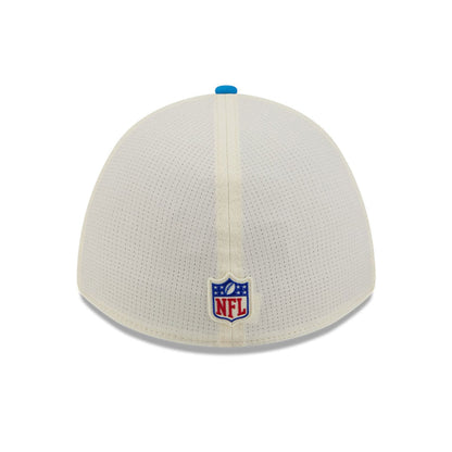 Pictured is this NFL Training 2026 Detroit Lions 39THIRTY M-Crown Stretch Fit cap in white. 4