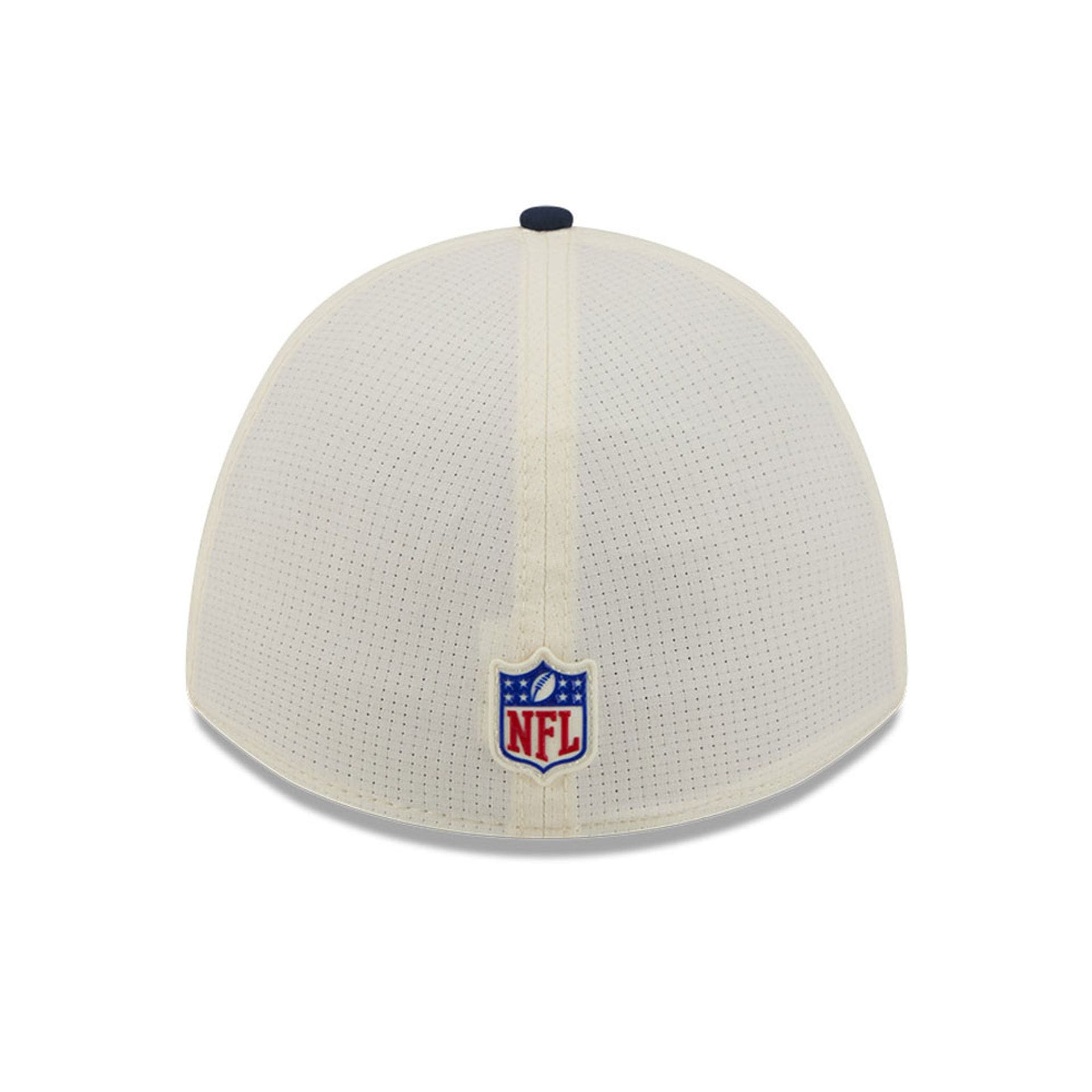 Pictured is this NFL Training 2026 Denver Broncos 39THIRTY M-Crown Stretch Fit cap in white. 6