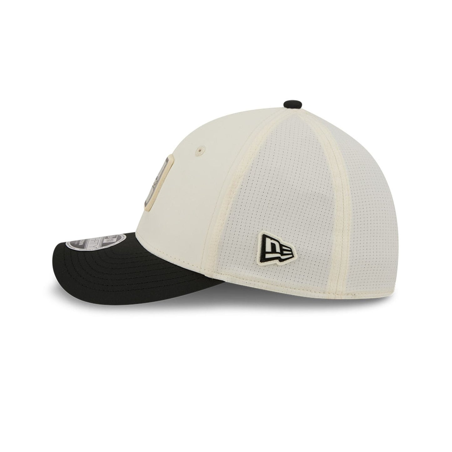 Pictured is this NFL Training 2026 Baltimore Ravens 39THIRTY M-Crown Stretch Fit cap in white. 5