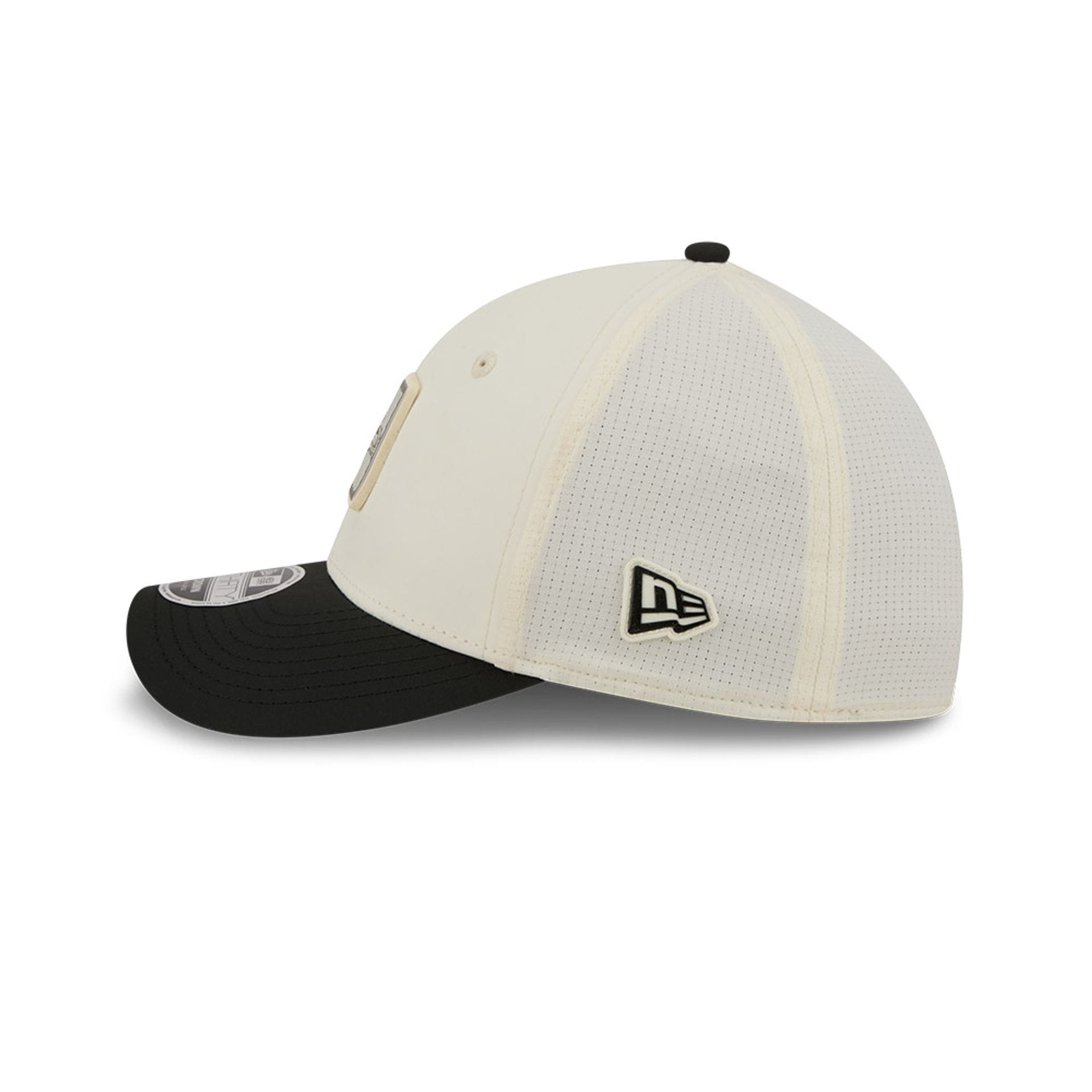 Pictured is this NFL Training 2026 Baltimore Ravens 39THIRTY M-Crown Stretch Fit cap in white. 5
