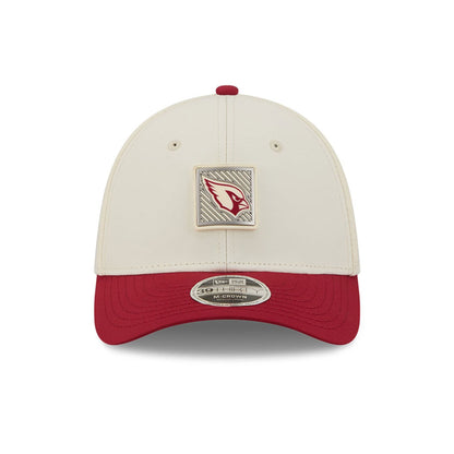 Pictured is this NFL Training 2026 Arizona Cardinals 39THIRTY M-Crown Stretch Fit cap in white. 2