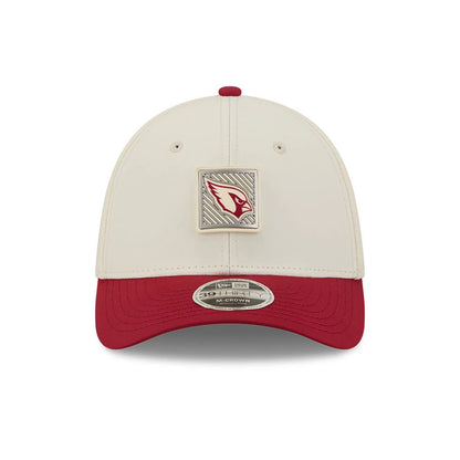 Pictured is this NFL Training 2026 Arizona Cardinals 39THIRTY M-Crown Stretch Fit cap in white. 2