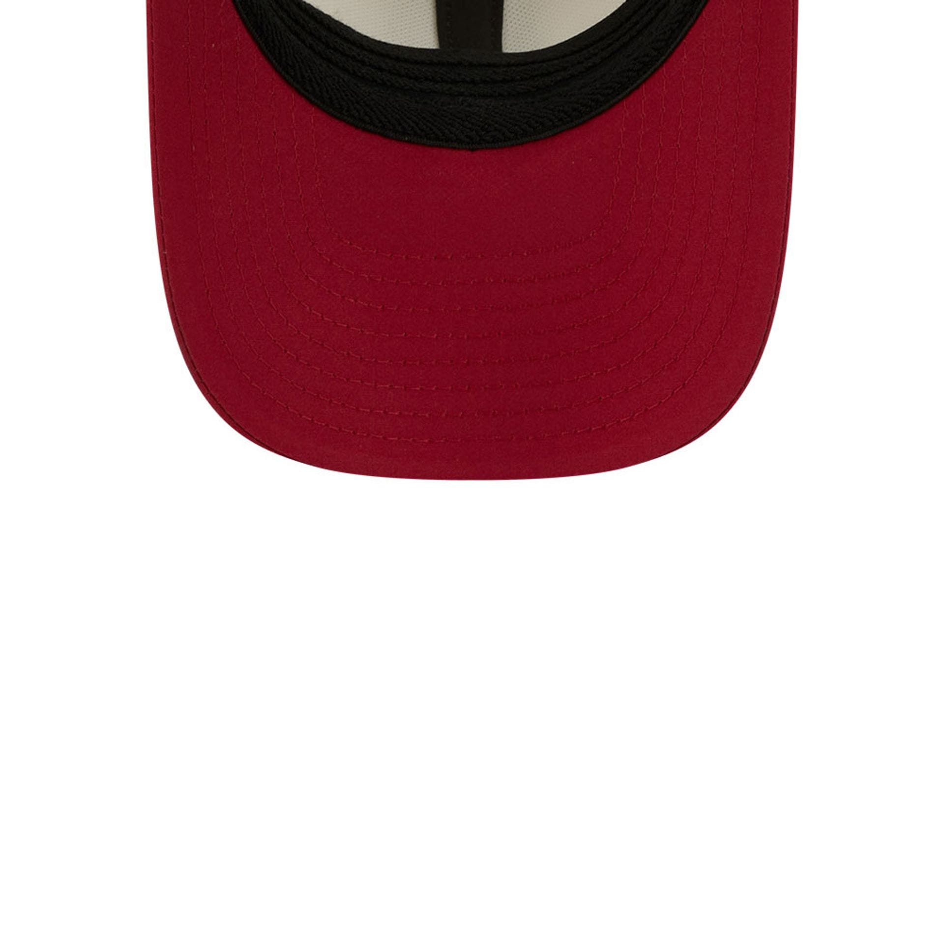 Pictured is this NFL Training 2026 Arizona Cardinals 39THIRTY M-Crown Stretch Fit cap in white. 7