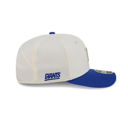 Pictured is this NFL Training 2026 New York Giants 9SEVENTY Stretch Snap cap in white. 4
