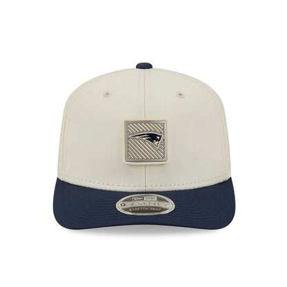 Pictured is this NFL Training 2026 New England Patriots 9SEVENTY Stretch Snap cap in white. 2