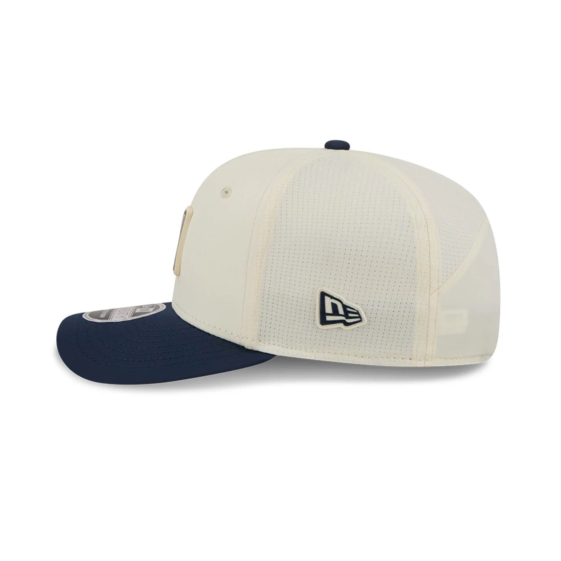 Pictured is this NFL Training 2026 New England Patriots 9SEVENTY Stretch Snap cap in white. 5