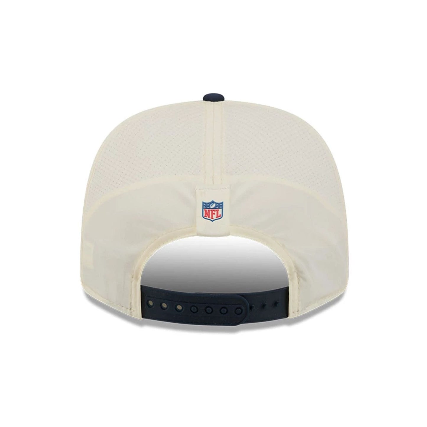 Pictured is this NFL Training 2026 New England Patriots 9SEVENTY Stretch Snap cap in white. 6