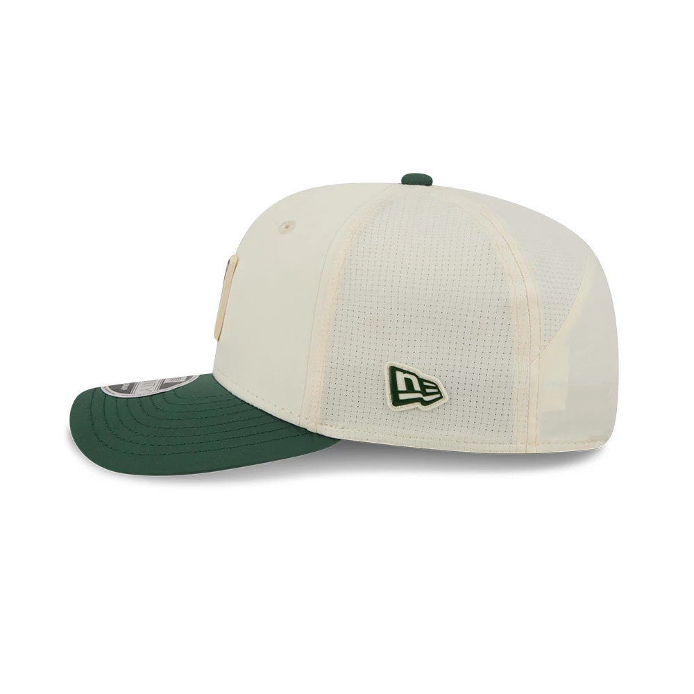 Pictured is this NFL Training 2026 Green Bay Packers 9SEVENTY Stretch Snap cap in white. 5