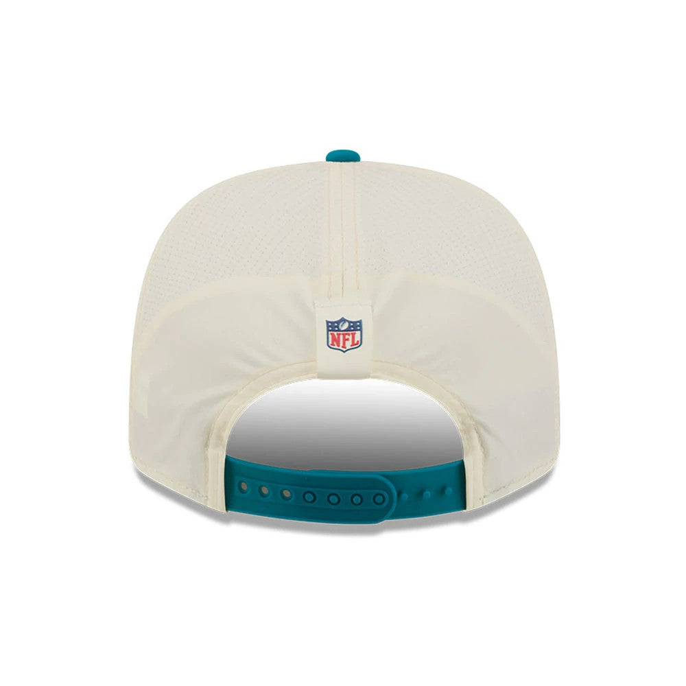 Pictured is this NFL Training 2026 Jacksonville Jaguars 9SEVENTY Stretch Snap cap in white. 6