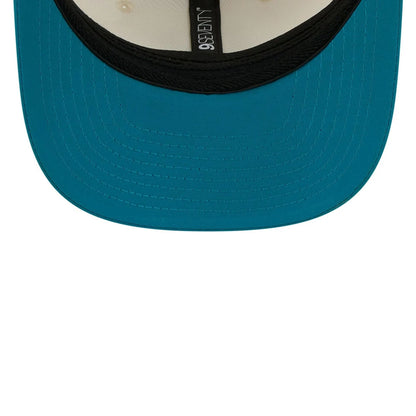 Pictured is this NFL Training 2026 Jacksonville Jaguars 9SEVENTY Stretch Snap cap in white. 7