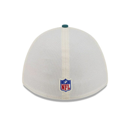 Pictured is this NFL Training 2026 Philadelphia Eagles 39THIRTY M-Crown Stretch Fit cap in white. 6