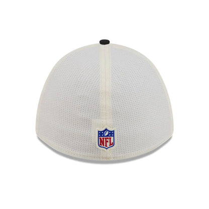 Pictured is this NFL Training 2026 Pittsburgh Steelers 39THIRTY M-Crown Stretch Fit cap in white. 6