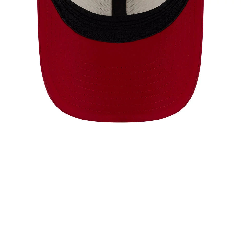 Pictured is this NFL Training 2026 San Francisco 49ers 39THIRTY M-Crown Stretch Fit cap in white. 7