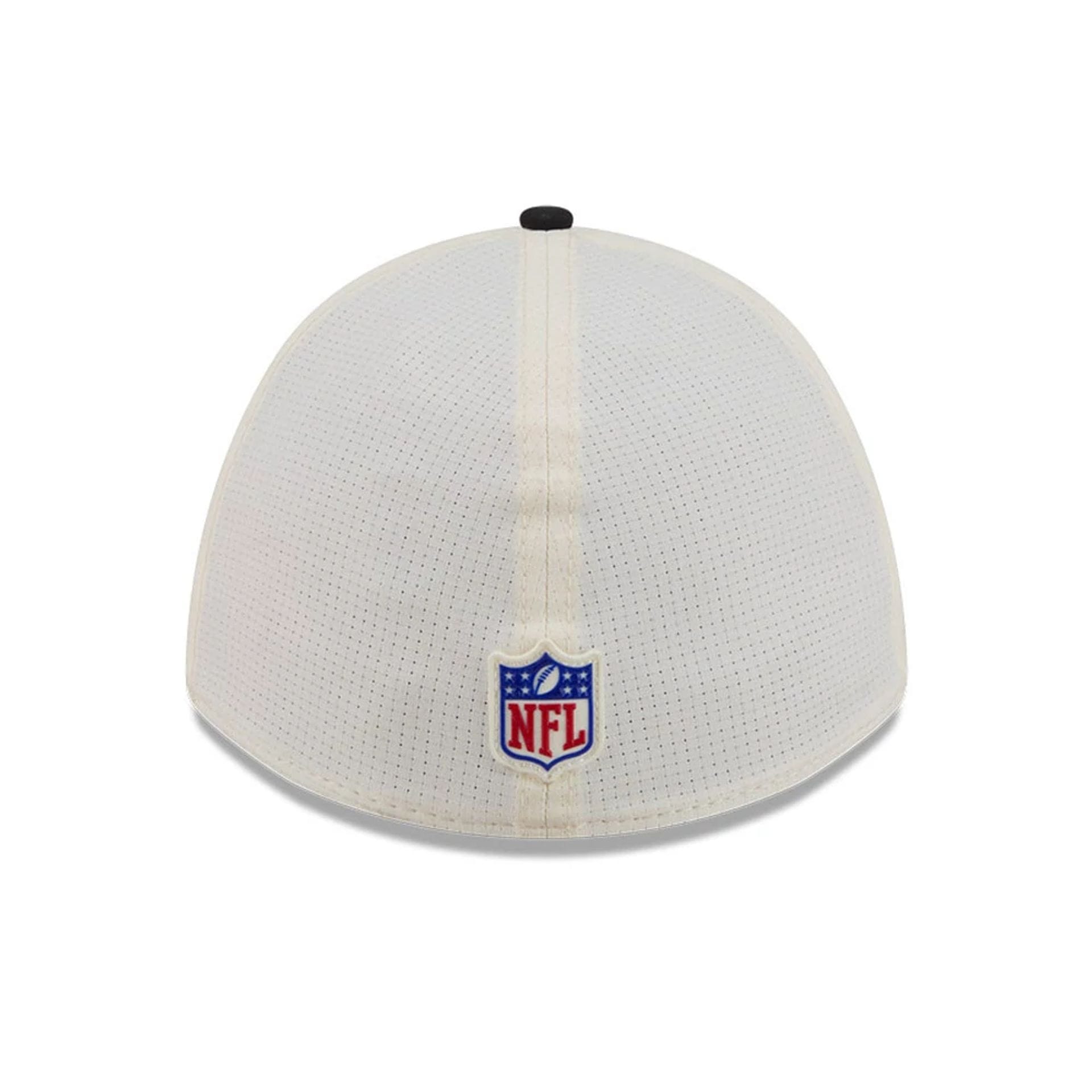 Pictured is this NFL Training 2026 New Orleans Saints 39THIRTY M-Crown Stretch Fit cap in white. 6
